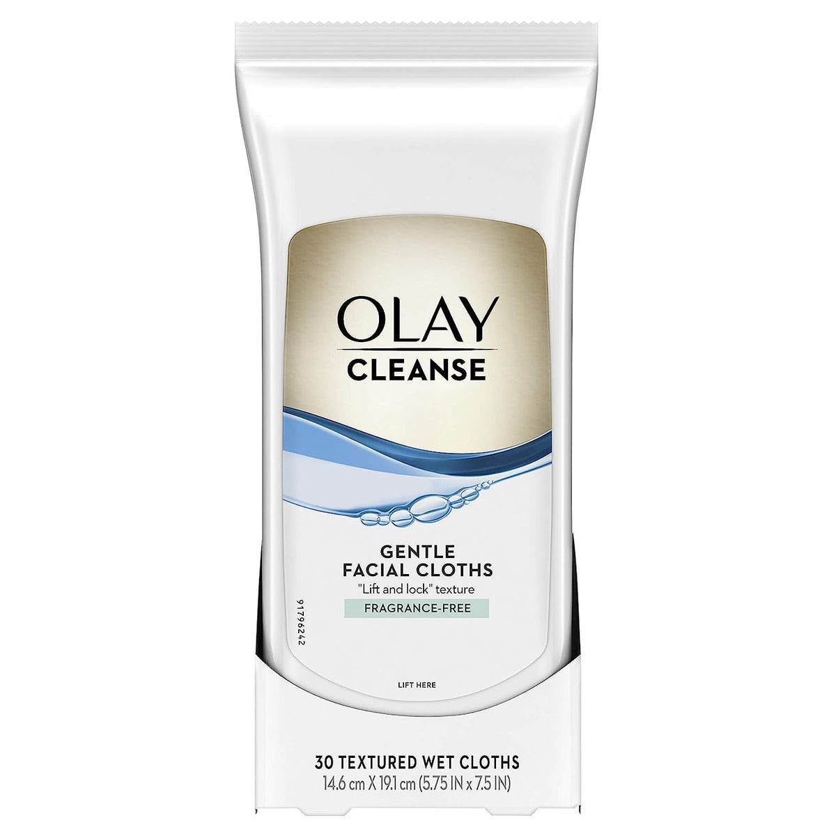 Olay Cleanse Gentle Facial Cloths, Fragrance Free, 30 count - Packaging may vary Olay