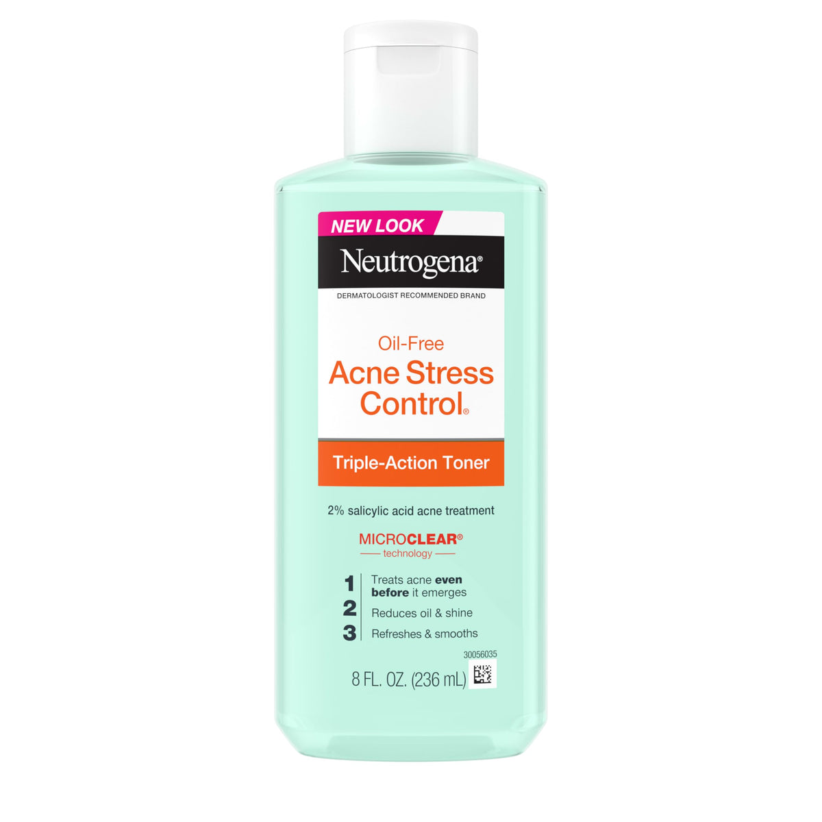 Neutrogena Acne Stress Control Face Toner, 2% Salicylic Acid, 8 fl. oz Neutrogena