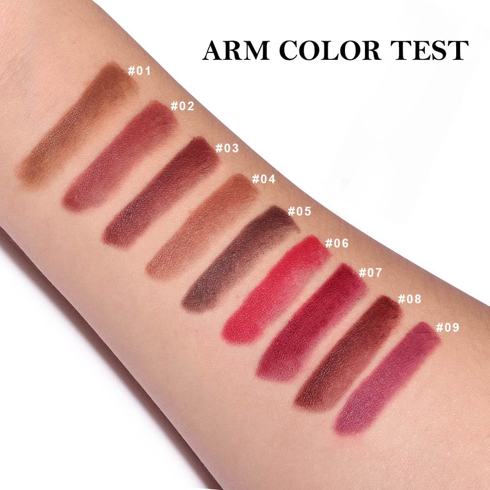BINGBRUSH Dark Brown Lip Liner, 2in1 Lip Liner and Lipstick,Matte Lipstick BINGBRUSH