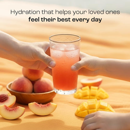 KEY NUTRIENTS Multivitamin Electrolytes Powder No Sugar - Tropical Peach Mango Electrolyte Powder - Endurance & Energy Supplement - Hydration Powder KEY NUTRIENTS