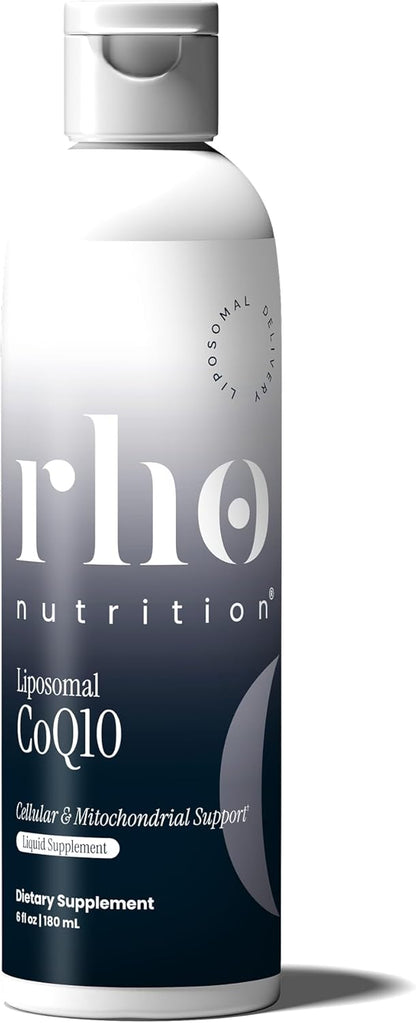 Rho Nutrition Liposomal CoQ10 – High-Absorption Liquid Coenzyme Q10 for Heart Health, Cellular Energy & Antioxidant Support – Supports Healthy Aging – Vegan, Sugar-Free, Non-GMO – 6 fl oz, 30 Servings Gsupps Australia