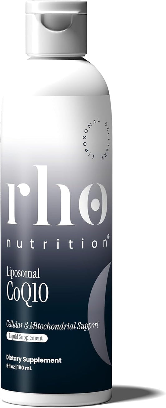 Rho Nutrition Liposomal CoQ10 – High-Absorption Liquid Coenzyme Q10 for Heart Health, Cellular Energy & Antioxidant Support – Supports Healthy Aging – Vegan, Sugar-Free, Non-GMO – 6 fl oz, 30 Servings Gsupps Australia