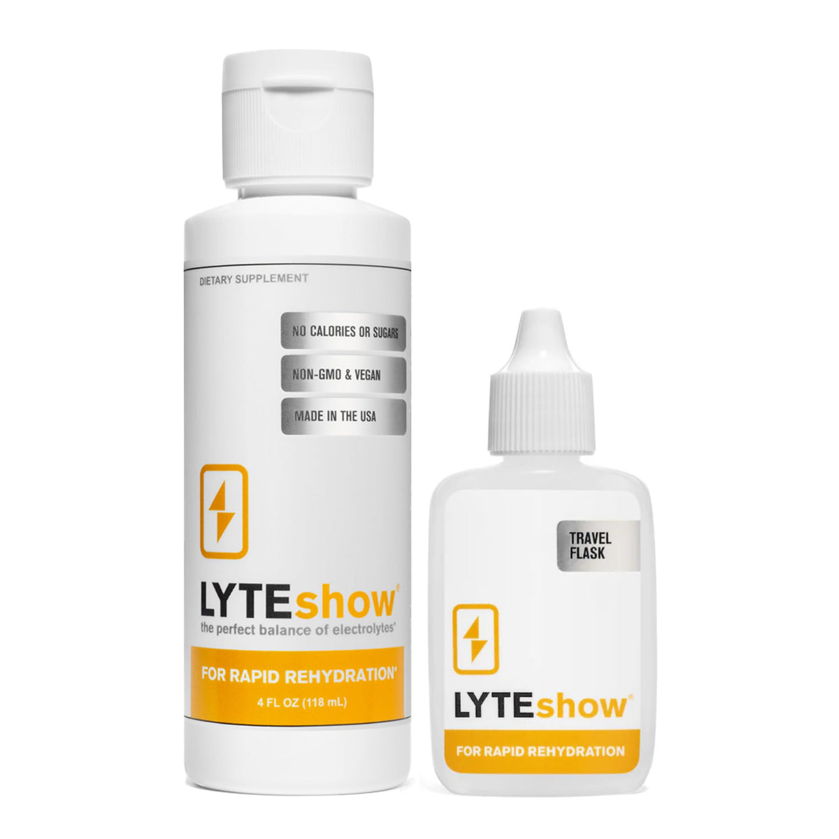 LyteShow - Electrolyte Drops for Rapid Rehydration + Digestion + Brain + Energy + Immunity LyteLine