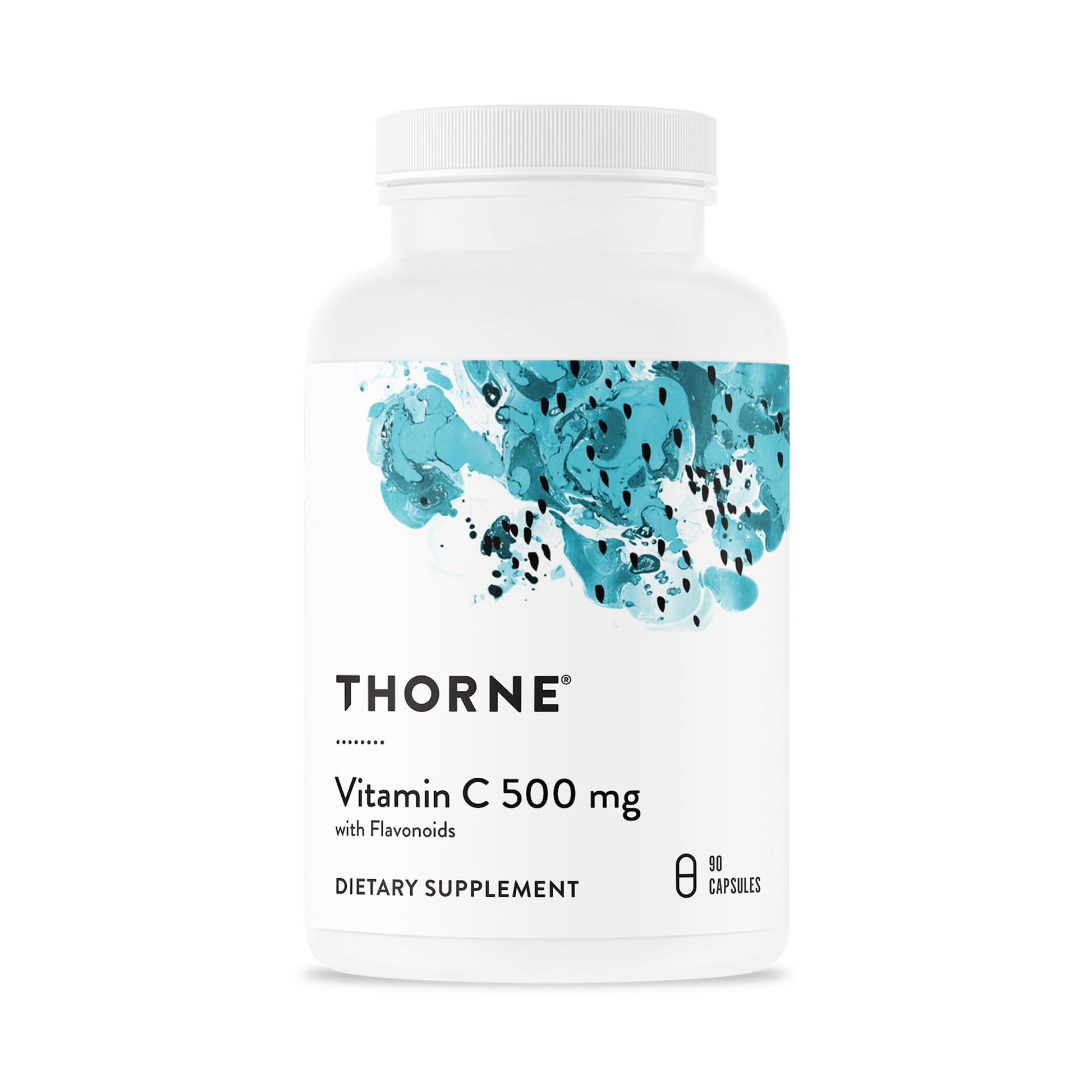 THORNE - Vitamin C 500 mg - Blend of Vitamin C and Citrus Bioflavonoids from Oranges - Supports Immune System, Cellular Energy Production & Collagen Production* - Third-Party Certified - 90 Servings THORNE buy australia supplements