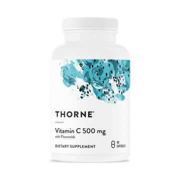 THORNE - Vitamin C 500 mg - Blend of Vitamin C and Citrus Bioflavonoids from Oranges - Supports Immune System, Cellular Energy Production & Collagen Production* - Third-Party Certified - 90 Servings THORNE buy australia supplements