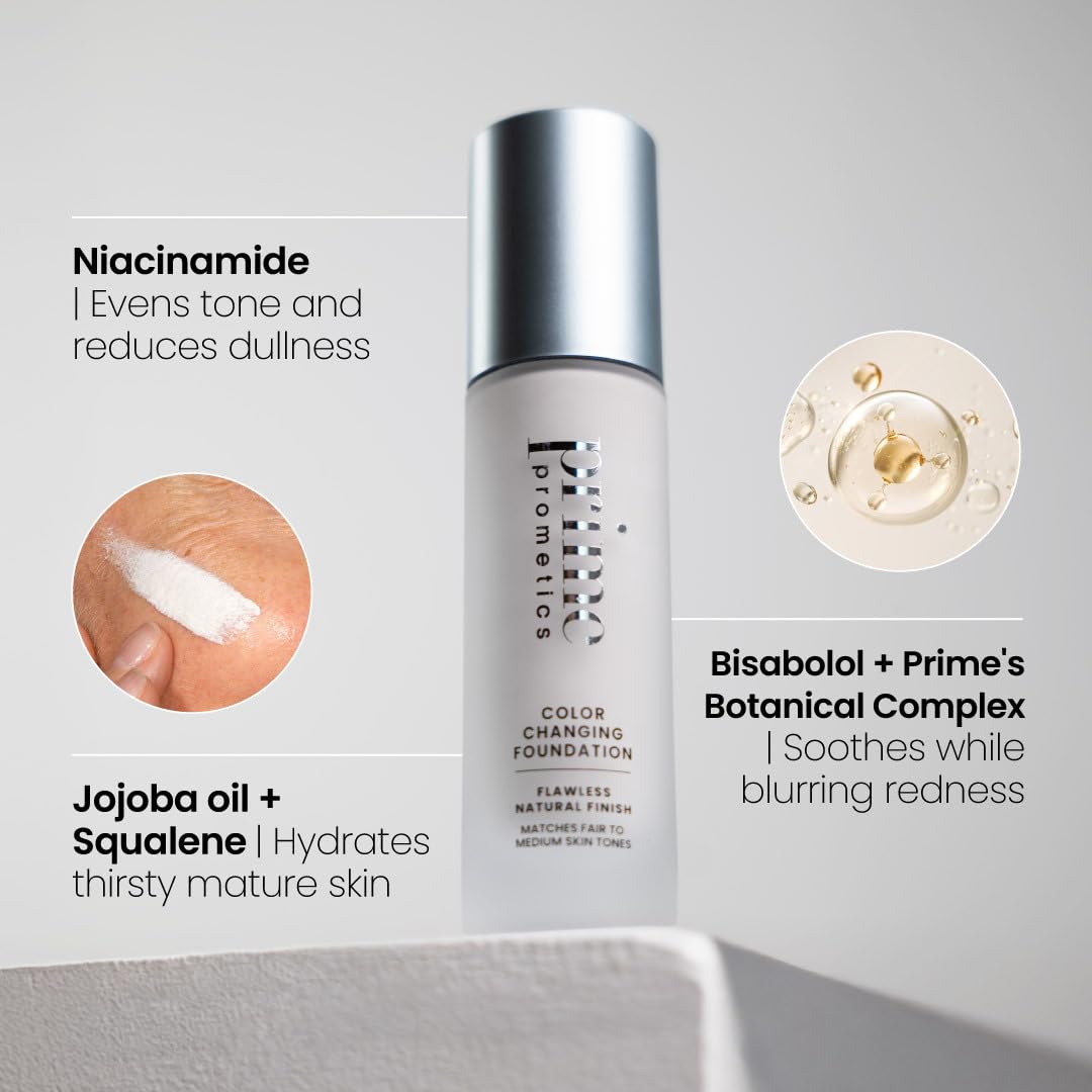 Prime Prometics Color Changing Foundation for Mature Women PRIME PROMETICS