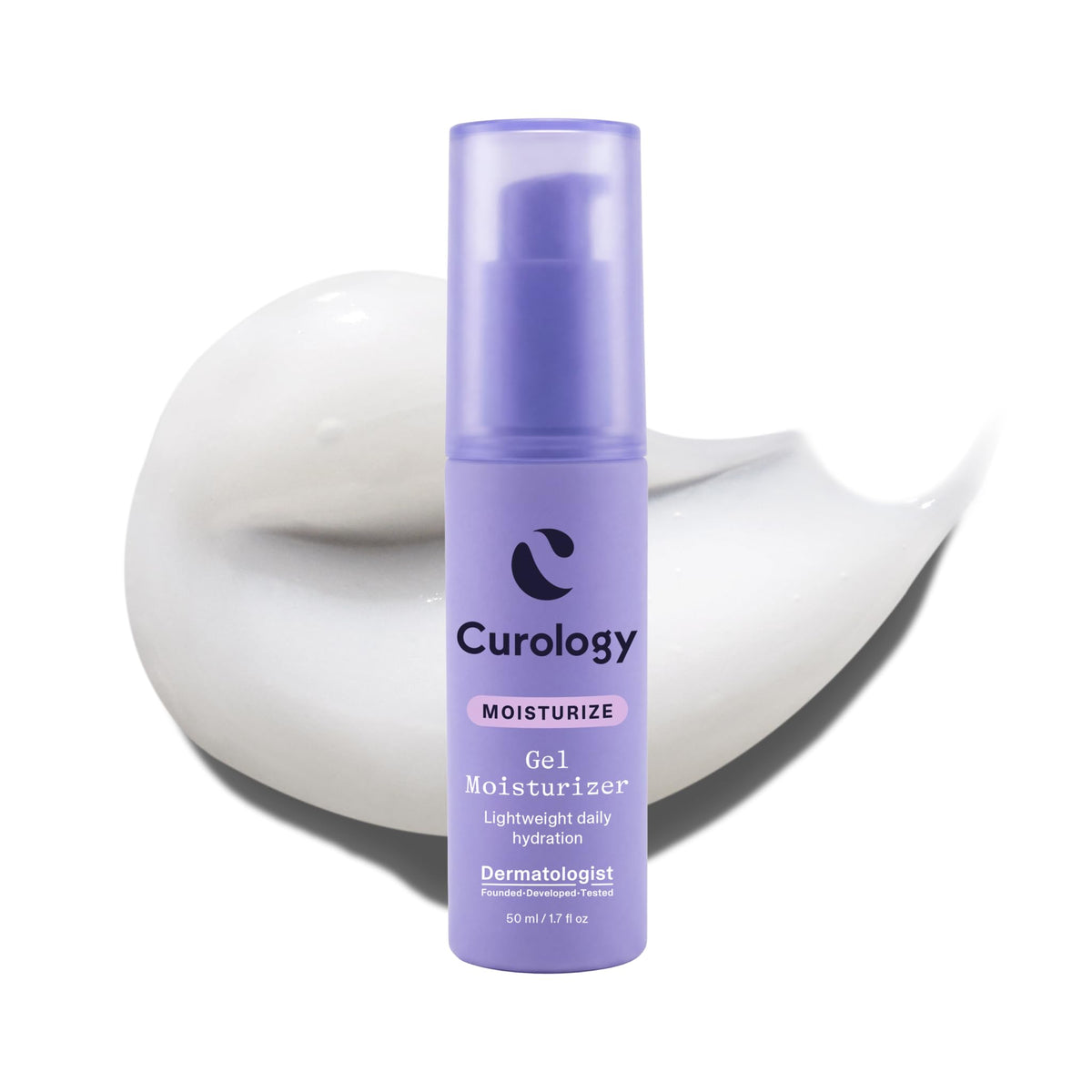 Curology Gel Face Moisturizer, Hyaluronic Acid Lotion for All Skin Types Curology