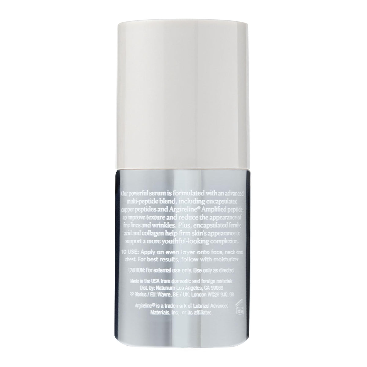 Naturium Multi-Peptide Advanced Serum, Ferulic Acid & Collagen, 1 fl oz Naturium