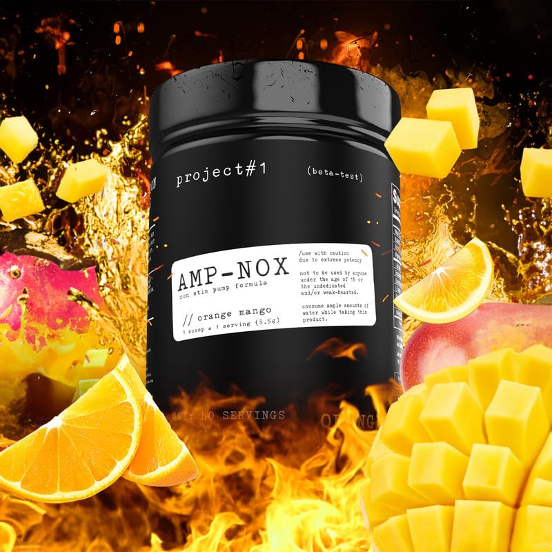Project #1 AMP-NOX: Pre & Post Workout Powder to Boost Focus & Pump | Energizing Project #1 buy australia supplements
