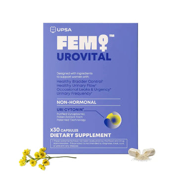 FEM Urovital Bladder Control Supplements - Overactive Bladder, Leakage & Urgency Relief - Non-Hormonal Urinary Tract Health Support for Women - 30 Capsules Upsa buy australia supplements