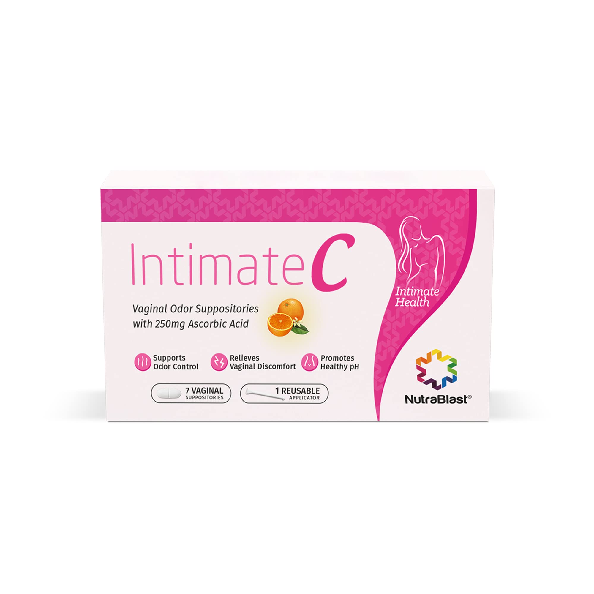 NutraBlast IntimateC Vaginal Odor Suppositories | 250mg Ascorbic Acid | Supports Odor Control NutraBlast buy australia supplements