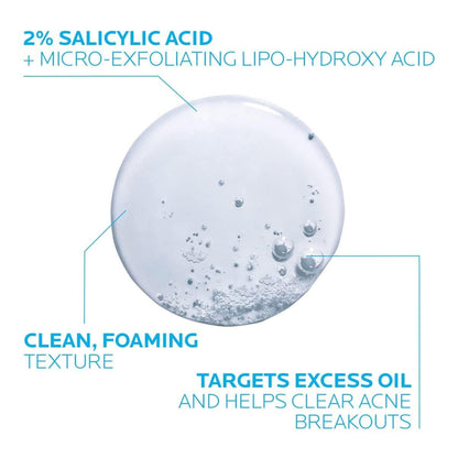 La Roche-Posay Effaclar Medicated Acne Face Wash with Salicylic Acid, 6.8oz La Roche-Posay