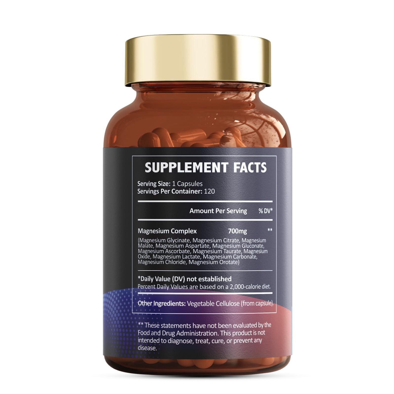 Totaria Magnesium Complex 700mg 12 in 1 Magnesium Supplement with Glycinate Citrate Malate Oxide Taurate Aspartate Orotate Magnesium Relaxation,Muscle,Heart Support, Vegan 120 Capsules Totaria buy australia supplements
