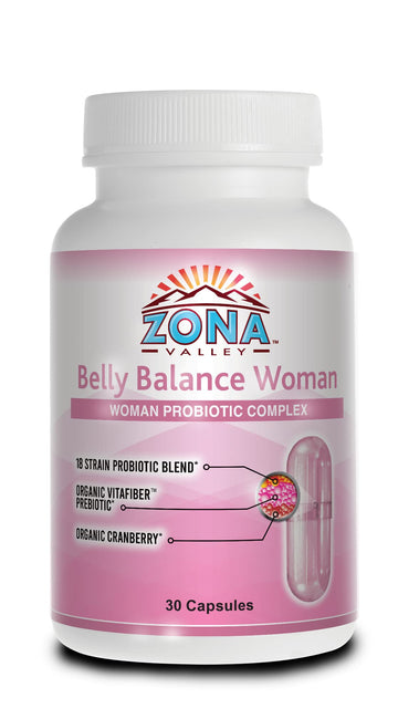 Zona Valley Belly Balance Woman 30 Capsules - Prebiotic and Microencapsulated probiotic Zona Valley buy australia supplements