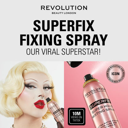 Revolution Superfix Misting Makeup Setting Spray Revolution Beauty London