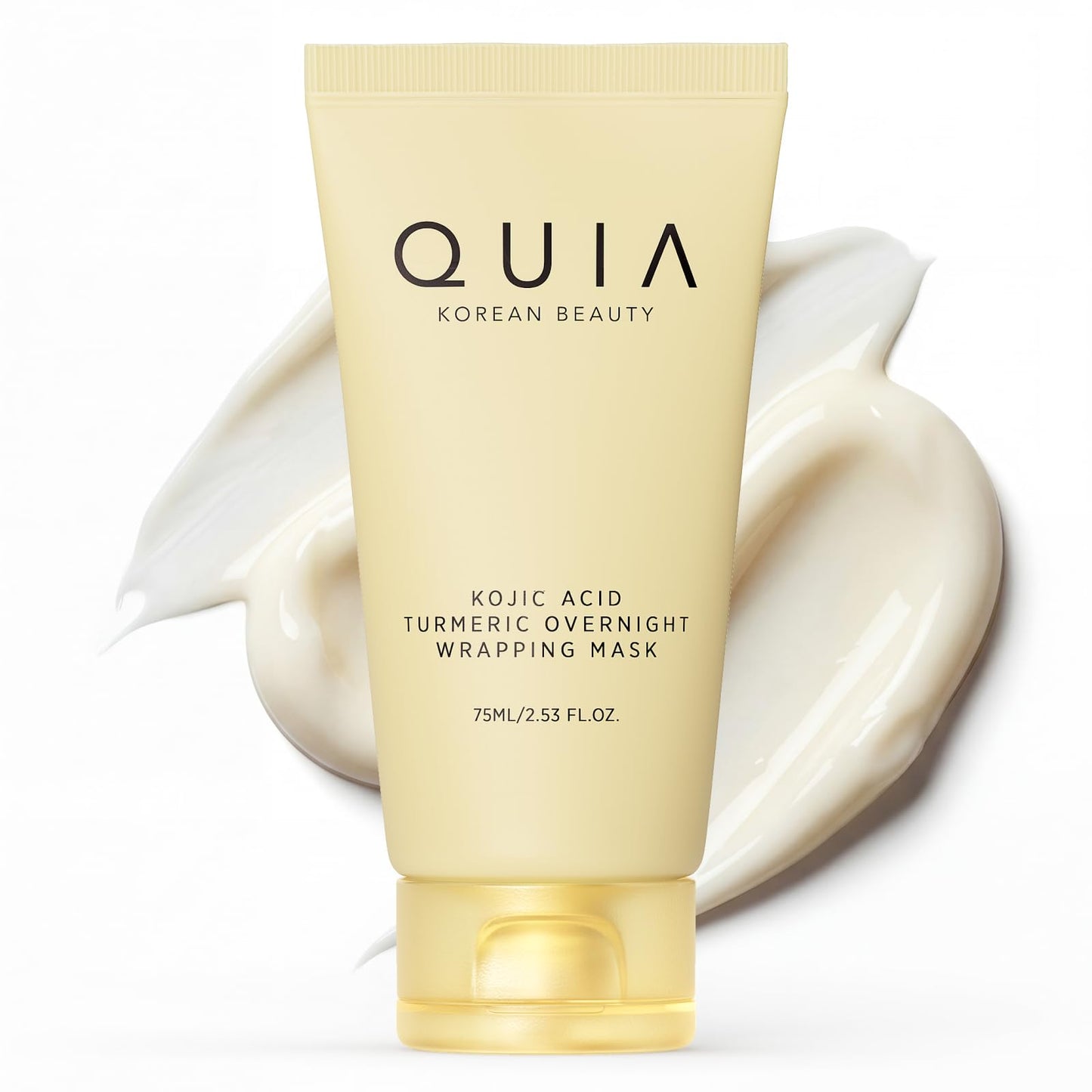 QUIA Turmeric + Kojic Acid Overnight Wrapping Mask – Hydration Mask for Glowing Skin QUIA Beauty
