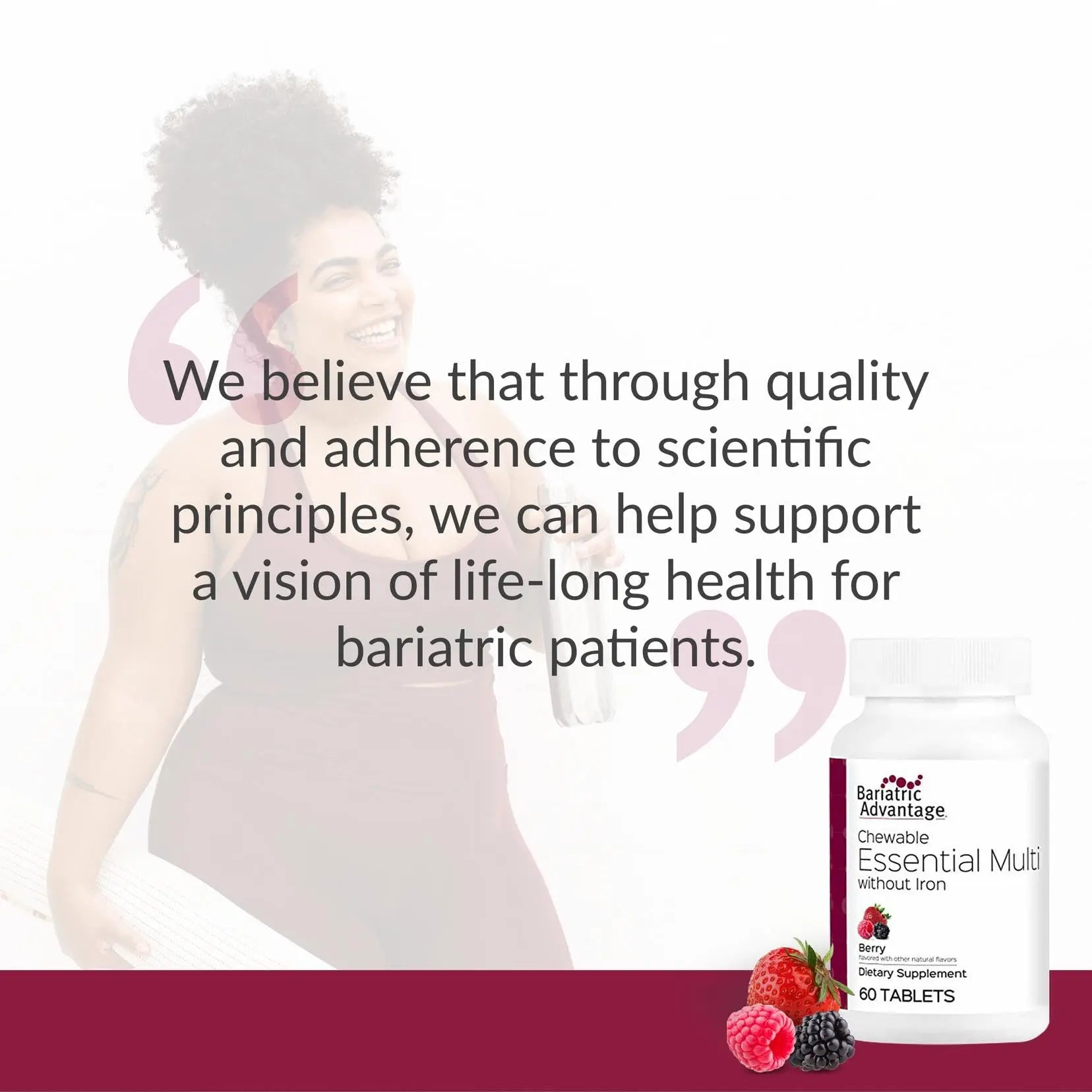 Bariatric Advantage Chewable Essential Multivitamin Without Iron - 200 DV of Key Nutrients - Trace Mineral Support Bariatric Advantage buy australia supplements