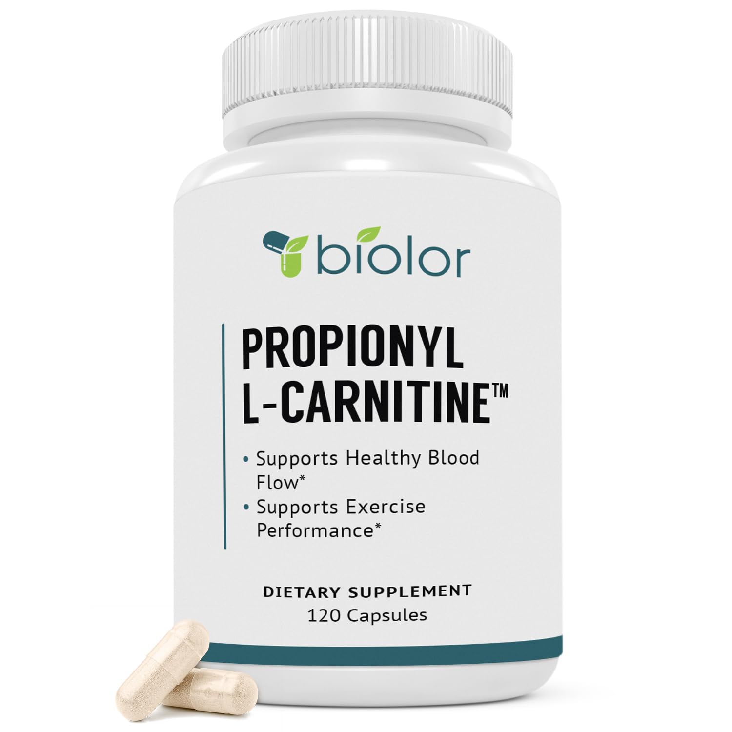 Biolor High Absorption Propionyl-L-Carnitine (PLCAR) No Artificial Fillers - Effective Propionyl L Carnitine HCL Supplement to Support Blood Circulation - 120 Capsules Biolor buy australia supplements
