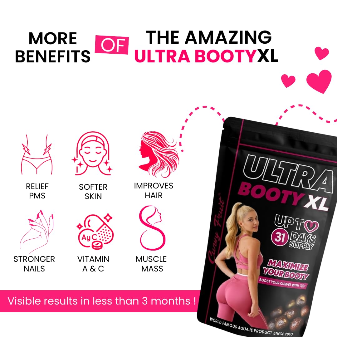 Curvy Fruit Maximum Booty Growth – Ultra Booty Powder with Aguaje + Black Maca – Glute Volume Supplement for Women Curvy Fruit buy australia supplements