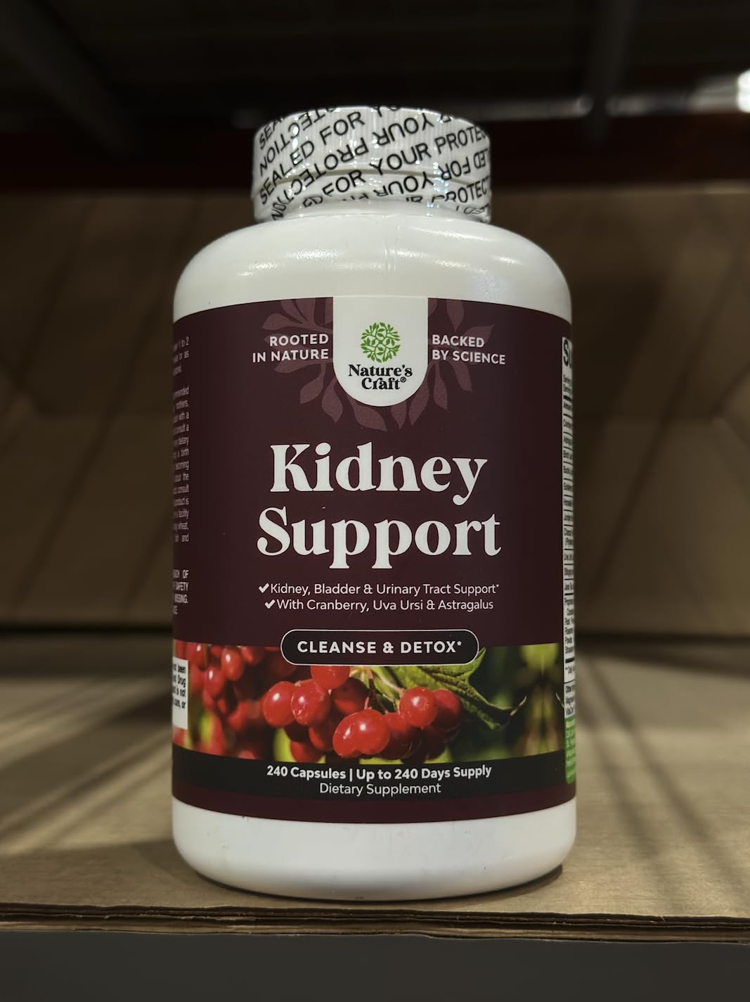 Advanced Kidney Cleanse Support - Cranberry Supplement - 60 Capsules | Kidney Support Supplement with Uva Ursi, Stinging Nettle Leaf & Astragalus - Urinary Tract Support - Vegan - 60 Servings Gsupps Australia