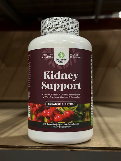 Advanced Kidney Cleanse Support - Cranberry Supplement - 60 Capsules | Kidney Support Supplement with Uva Ursi, Stinging Nettle Leaf & Astragalus - Urinary Tract Support - Vegan - 60 Servings Gsupps Australia