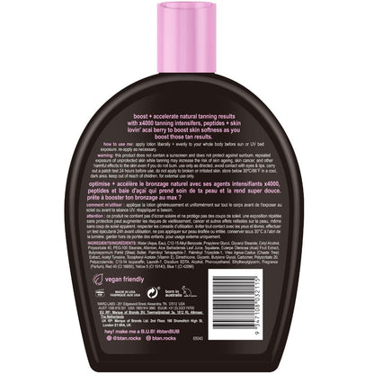 b.tan UV Tanning Bed Lotion - Extreme Dark Tinted Tan Accelerator B.TAN