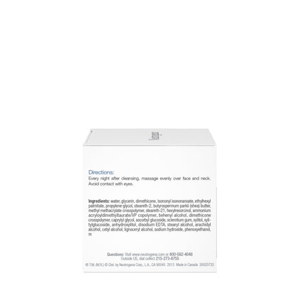 Neutrogena Triple Age Repair Night Face Moisturizer - with Hexinol Technology & Vitamin C, Anti-Wrinkle Face Cream Neutrogena