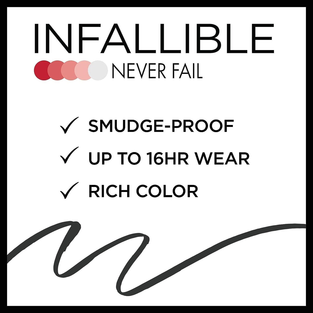 L'Oreal Paris Makeup Infallible Never Fail Original Mechanical Pencil Eyeliner with Built in Sharpener, Black, 0.008 oz., 1 Count L'Oreal Paris