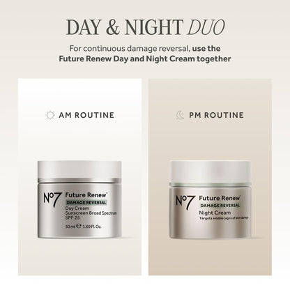 No7 Future Renew Damage Reversal Night Cream, 1.69 oz No7
