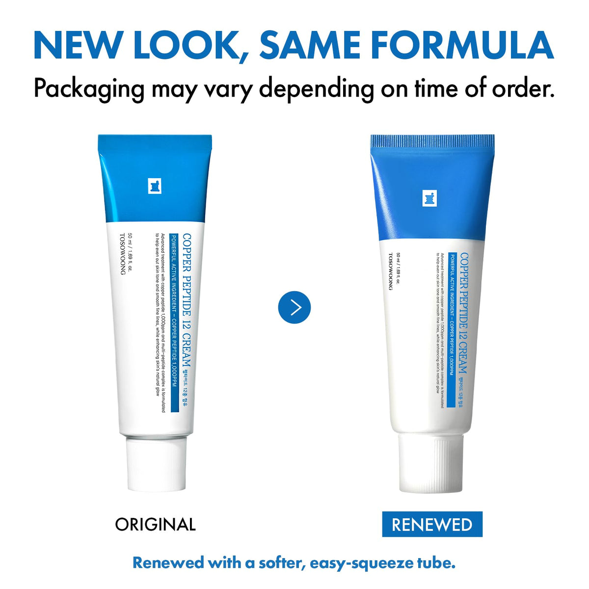TOSOWOONG Copper Peptide 12 Cream, Anti-Aging for Fine Lines, Wrinkles TOSOWOONG