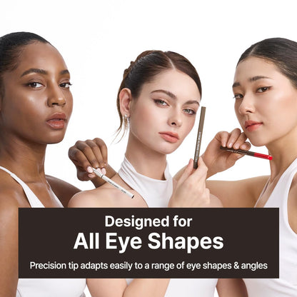 CLIO Extreme Gelpresso Pencil Eyeliner, Gel Smooth Waterproof Formula, High Pigment Color, Smudge Proof Long Wear, Creamy Glide, Tightline Blend Control, Safe for Sensitive Eyes (001 Black Brown) CLIO PROFESSIONAL