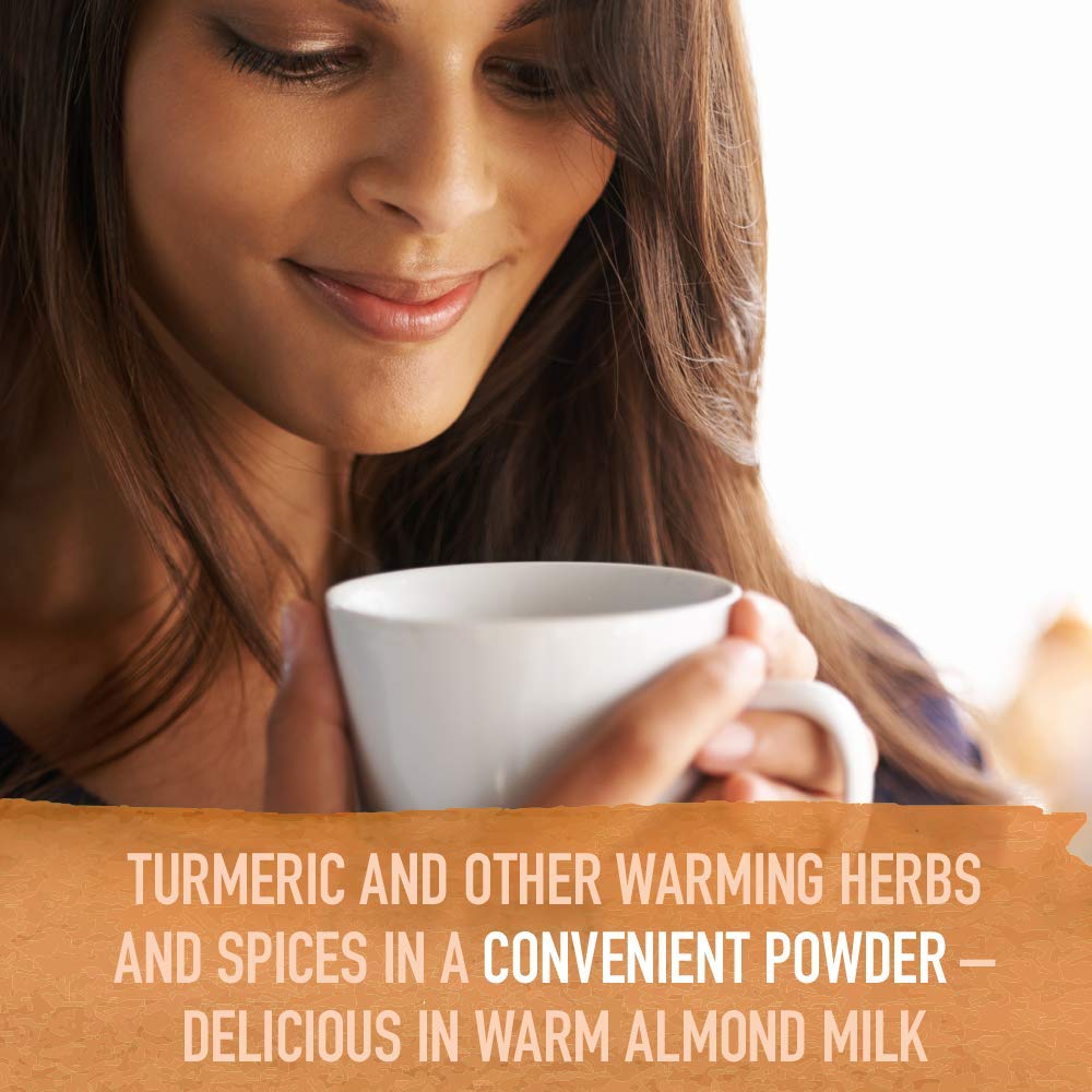 Garden of Life Organics Golden Milk Recovery & Nourishment Powder - 44mg Turmeric Curcumin (95% Curcuminoids), Ashwagandha - Organic Non-GMO Vegan & Gluten Garden of Life