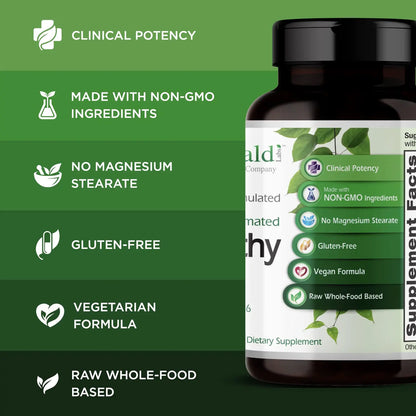 EMERALD LABS B-Healthy - Vegan Vitamin B Complex - Includes Methylated Folic Acid & Full Spectrum B Vitamins - Supports Immune, Brain & Heart Health EMERALD LABS