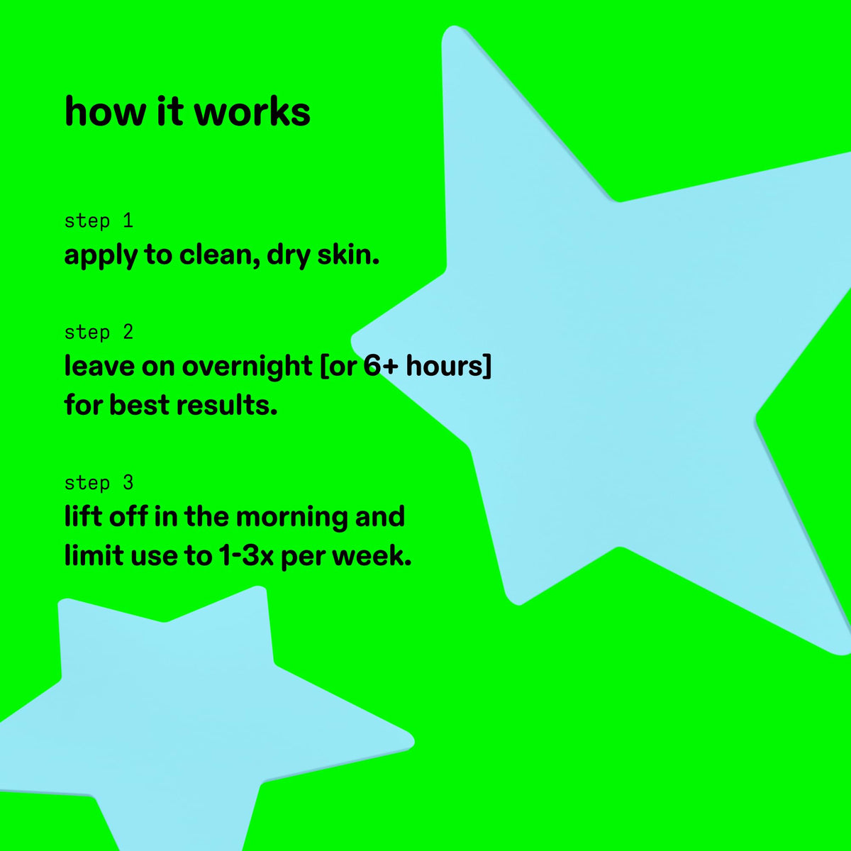 Starface Hydro-Star® Blue Hydrocolloid Star Patch, 36 ct Starface World