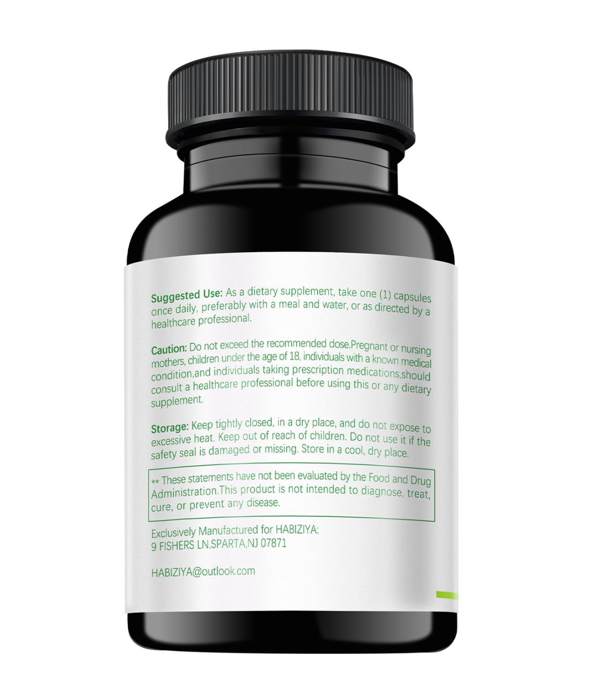 HABIZIYA Cortisol Manager Supplement for Women and Men Adrenal Support with Ashwagandha, Rhodiola Rosea, Holy Basil, Mood & Sleep Support - Non-GMO, Vegan Capsules (60 Count) HABIZIYA buy australia supplements