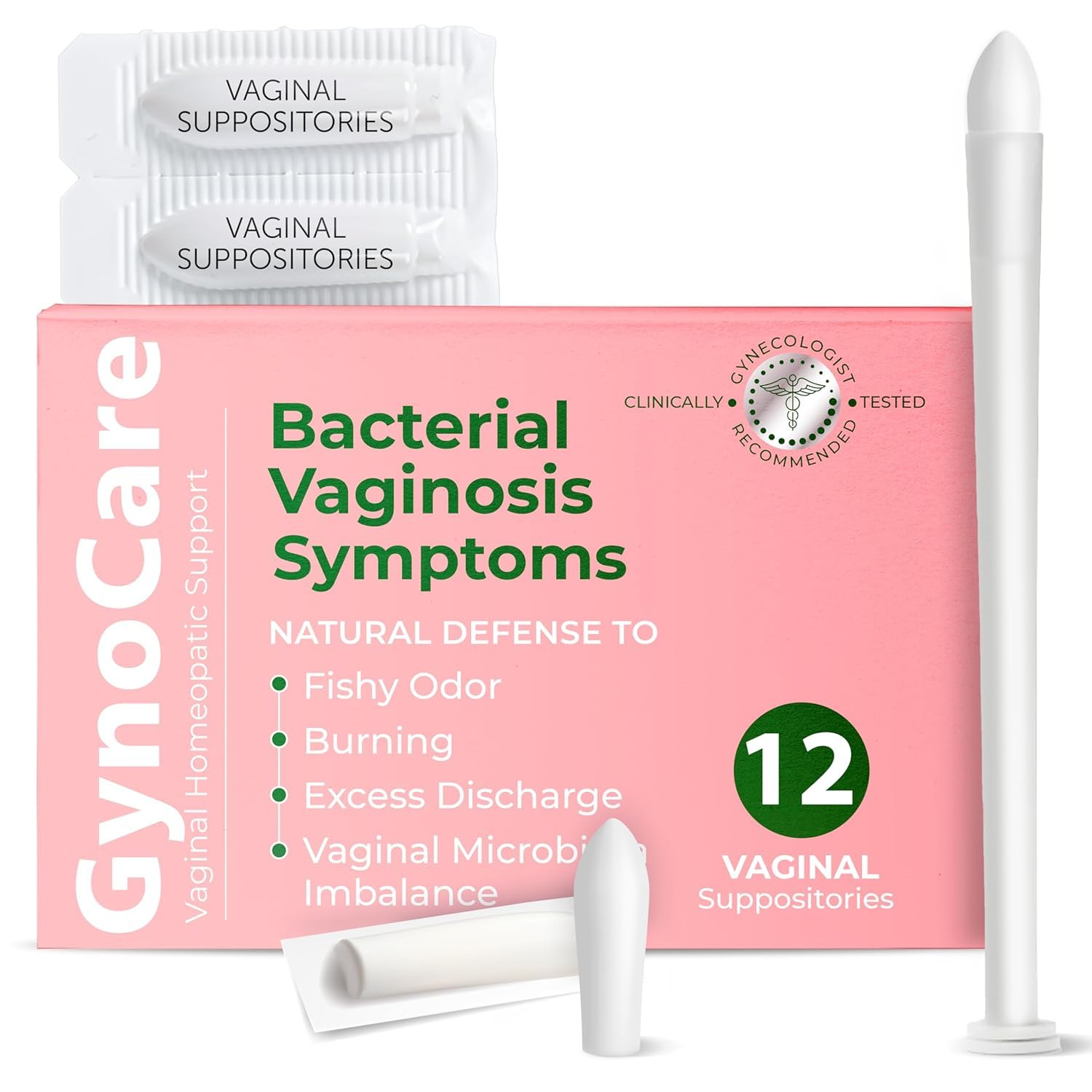 Bacterial Vaginosis Treatment | BV Treatment For Women | Boric Acid Suppositories For Women | Natural Homeopathic for Odor, Itching, Discharge, BV, and Vaginal Microbiota Imbalance | 12 Suppositories Terramed Just Think Comfort buy australia supplements