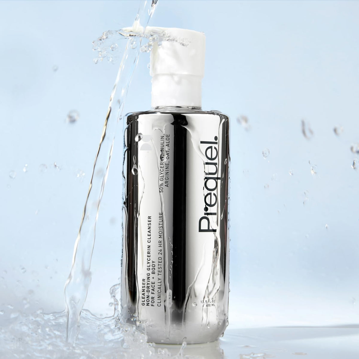 Prequel Skin Gleanser Face Wash, Moisturizing Glycerin Cleanser, Dry Skin Prequel