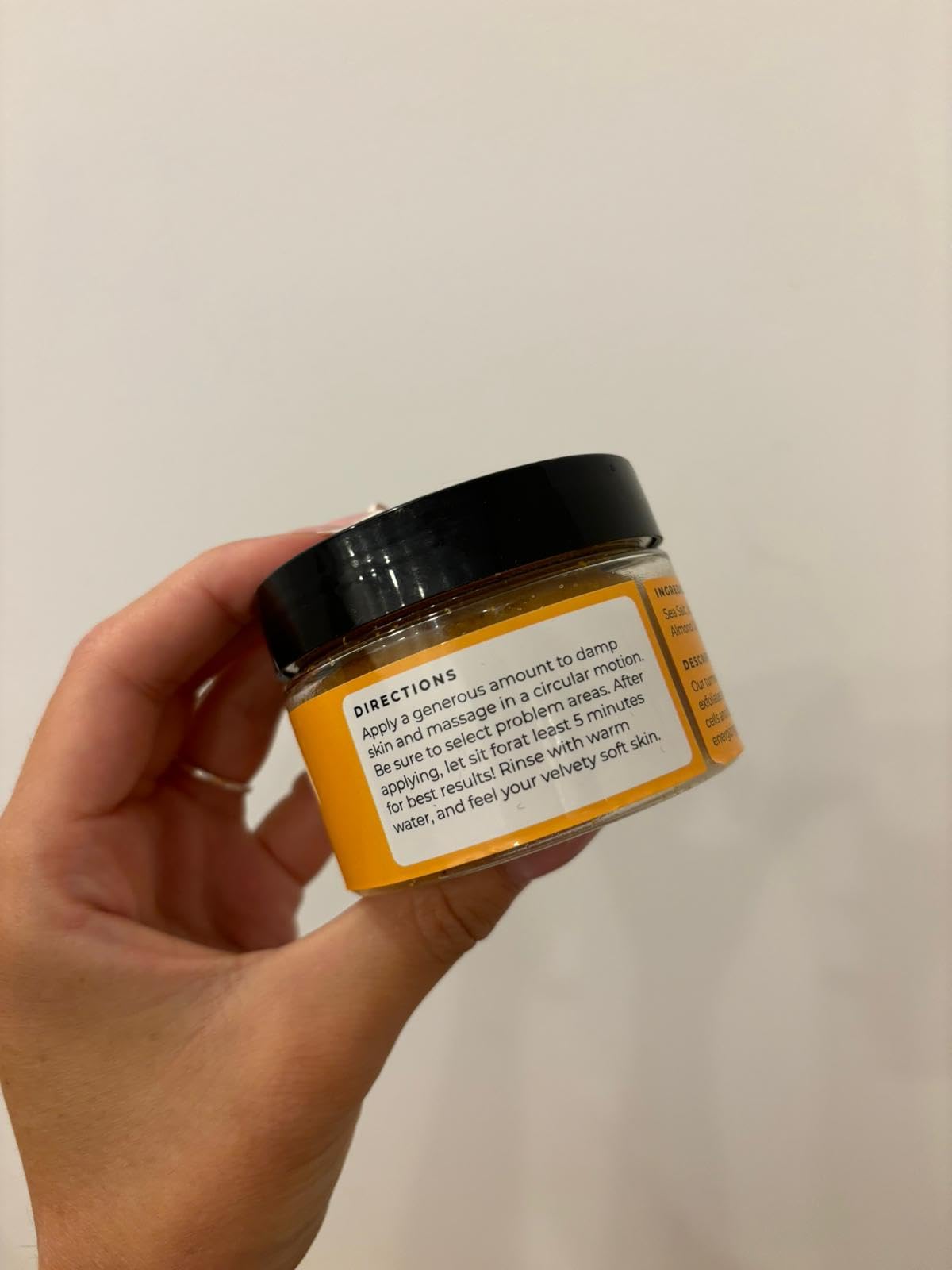 Glo Melanin Turmeric Brightening Scrub for Dark Spots [4 oz] Glo Melanin