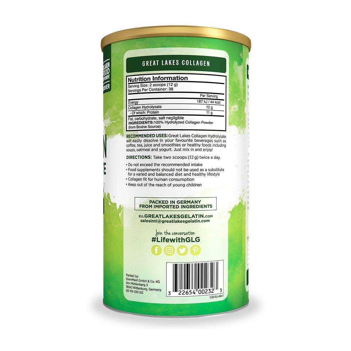Great Lakes Gelatin Collagen Hydrolysate, Grass-Fed Bovine Hydrolysed Collagen Peptides Protein Great Lakes Gelatin buy australia supplements