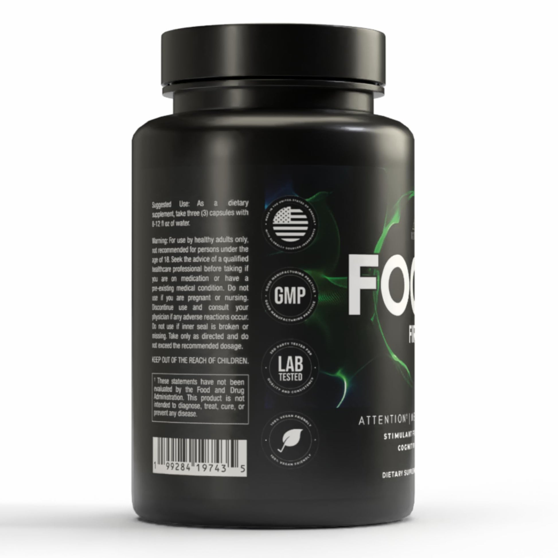 VITARA Focus First– Calm, Clear, Mental Focus Nootropic | Brain Support with Alpha GPC, Lion's Mane, GABA & Ginkgo Biloba VITARA buy australia supplements