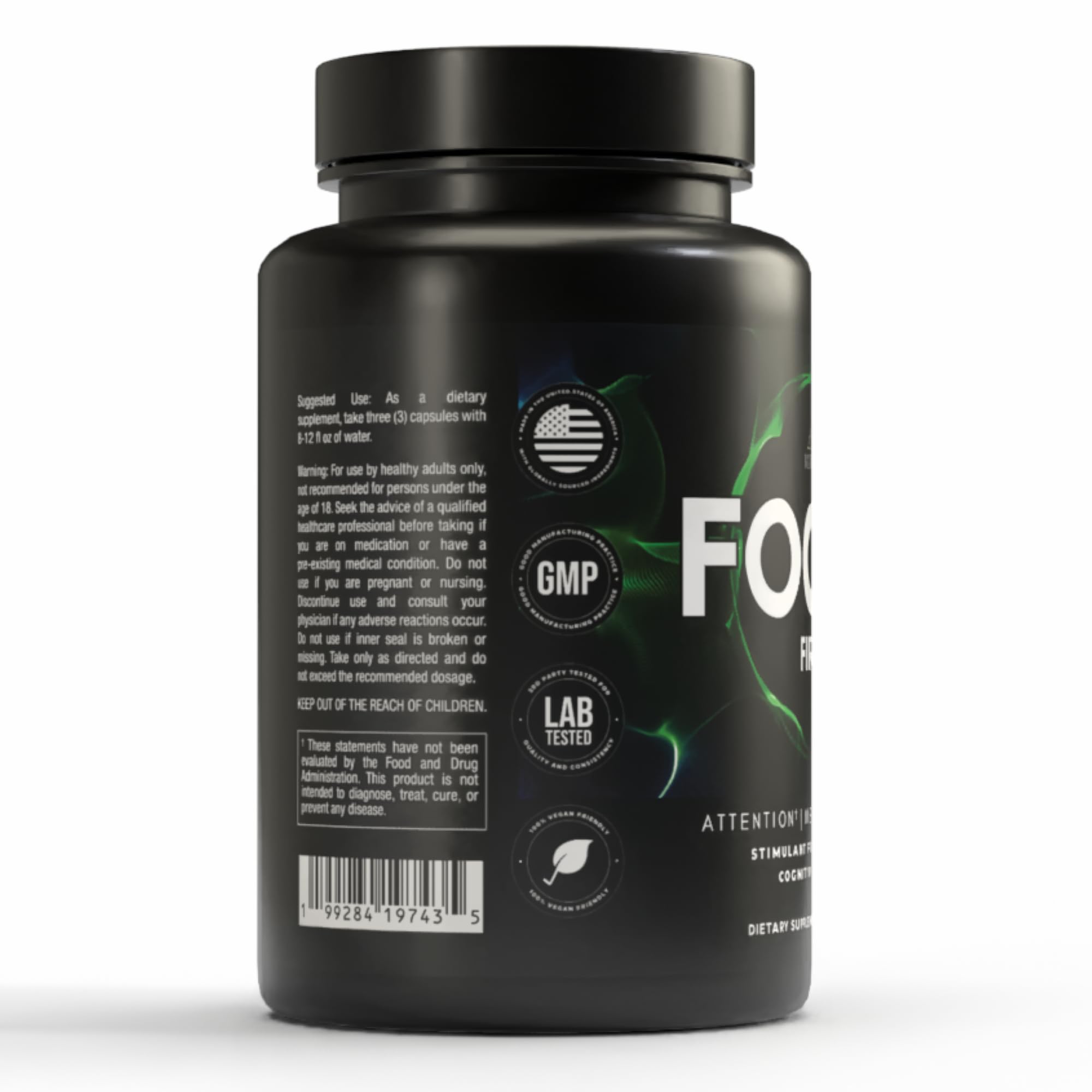 VITARA Focus First– Calm, Clear, Mental Focus Nootropic | Brain Support with Alpha GPC, Lion's Mane, GABA & Ginkgo Biloba VITARA buy australia supplements