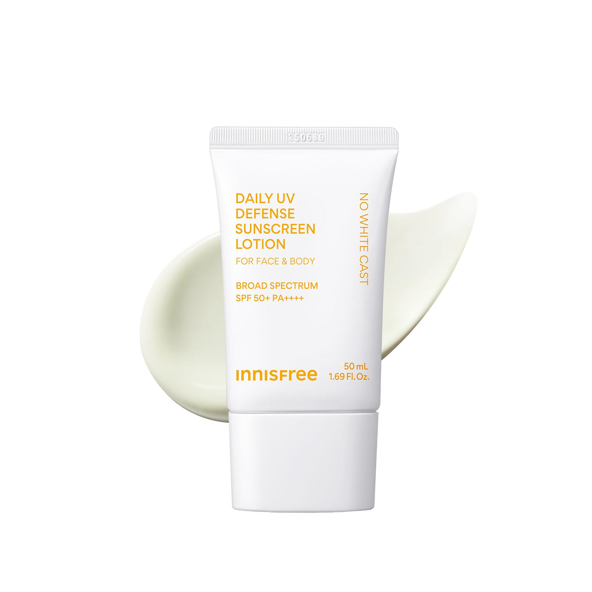 innisfree Daily UV Defense Sunscreen SPF 50+ PA++++, Korean Face & Body Sunscreen, Invisible Finish, Broad Spectrum, No White Cast, Lightweight, Hydrating, Available in Gift Sets & Jumbo innisfree