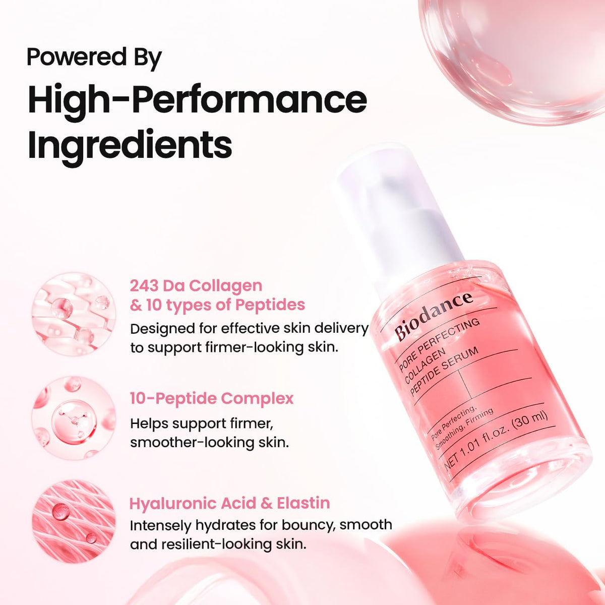 BIODANCE Firming Collagen Peptide Face Serum for Anti-Aging, 1.01 fl. oz. BIODANCE