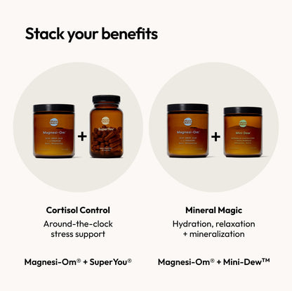 Moon Juice Magnesi-Om Magnesium Powder Supplement - Chelated Magnesium Complex + L-Theanine Blend for Rest, Relaxation & Regularity - Vegan, Non-GMO & No Sugar, Berry, 4.2 oz, 30 Servings