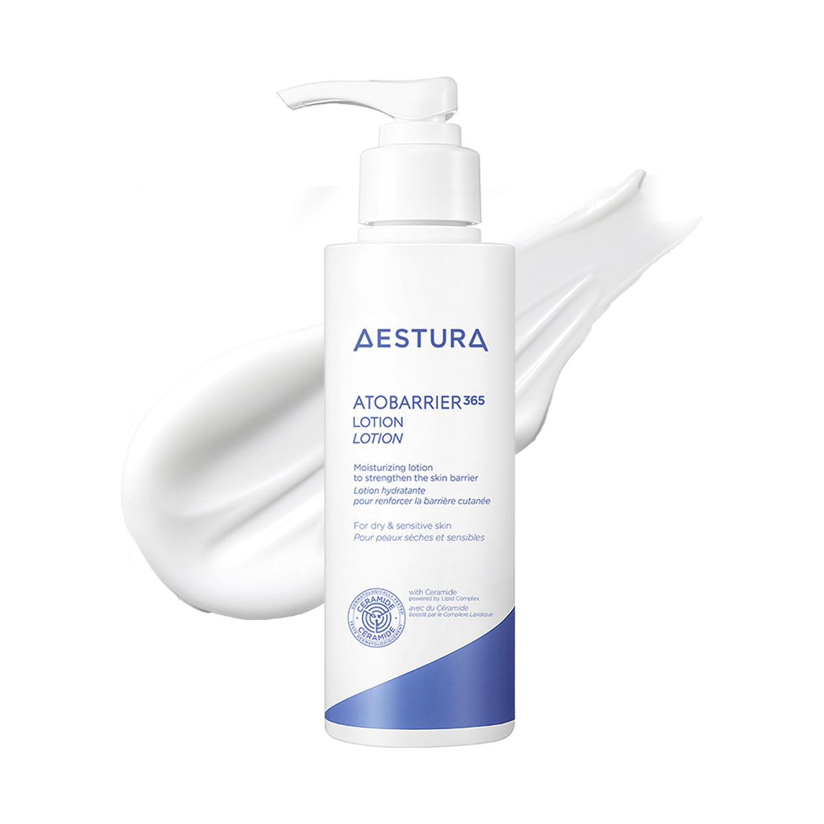AESTURA ATOBARRIER365 Lightweight Korean Face Moisturizer with Ceramides | Strengthens Barrier, Fast-Absorbing Hydration, Suitable for Dry, Normal & Sensitive Skin, 150ML / 5.07 fl. Oz. AESTURA