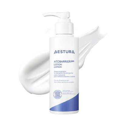 AESTURA ATOBARRIER365 Lightweight Korean Face Moisturizer with Ceramides | Strengthens Barrier, Fast-Absorbing Hydration, Suitable for Dry, Normal & Sensitive Skin, 150ML / 5.07 fl. Oz. AESTURA