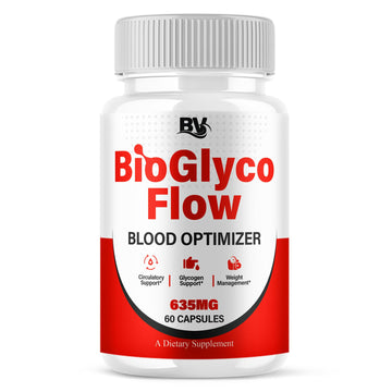 BioGlyco Flow Advanced Daily Multivitamin Health Support and All Natural Wellness Supplement Formula, BioGlyco Flow Premium Health and Wellness Support Formula Supplement (1 Pack - 60 Capsules) BLUE VIBE buy australia supplements