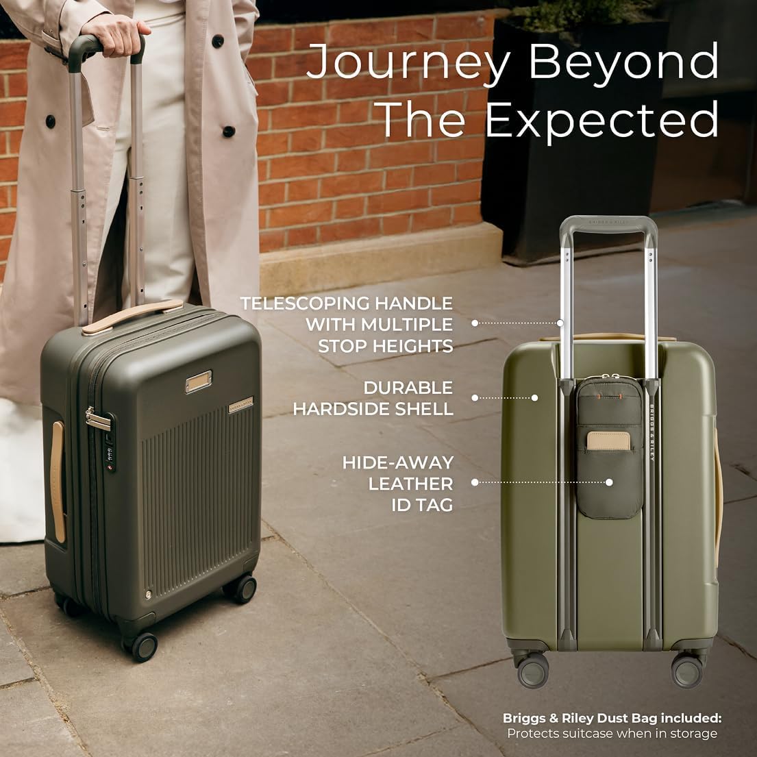 Briggs & Riley Sympatico Essential 22 Inch Carry-On Front Pocket, Navy Gsupps Australia