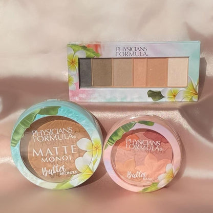 Eyeshadow Palette By Physicians Formula Matte Monoi Butter Eyeshadow Natural Matte Blushed Nudes, For Sensitive Skin, Hypoallergenic, Nourishing Moisturizing, Smooth, All Day Wear Physicians Formula