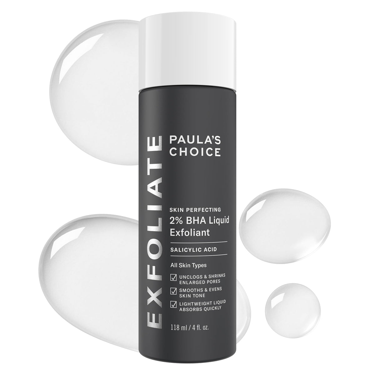 Paula's Choice SKIN PERFECTING 2% BHA Liquid Exfoliant, 4 Fl Oz Paula's Choice